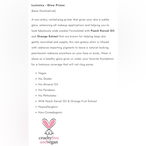 jelly pong pong Cosmetics
Lustrelux - Glow Primer - Picture 10 of 13